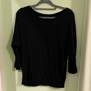 Rachel Zoe Black Long Sleeve Top